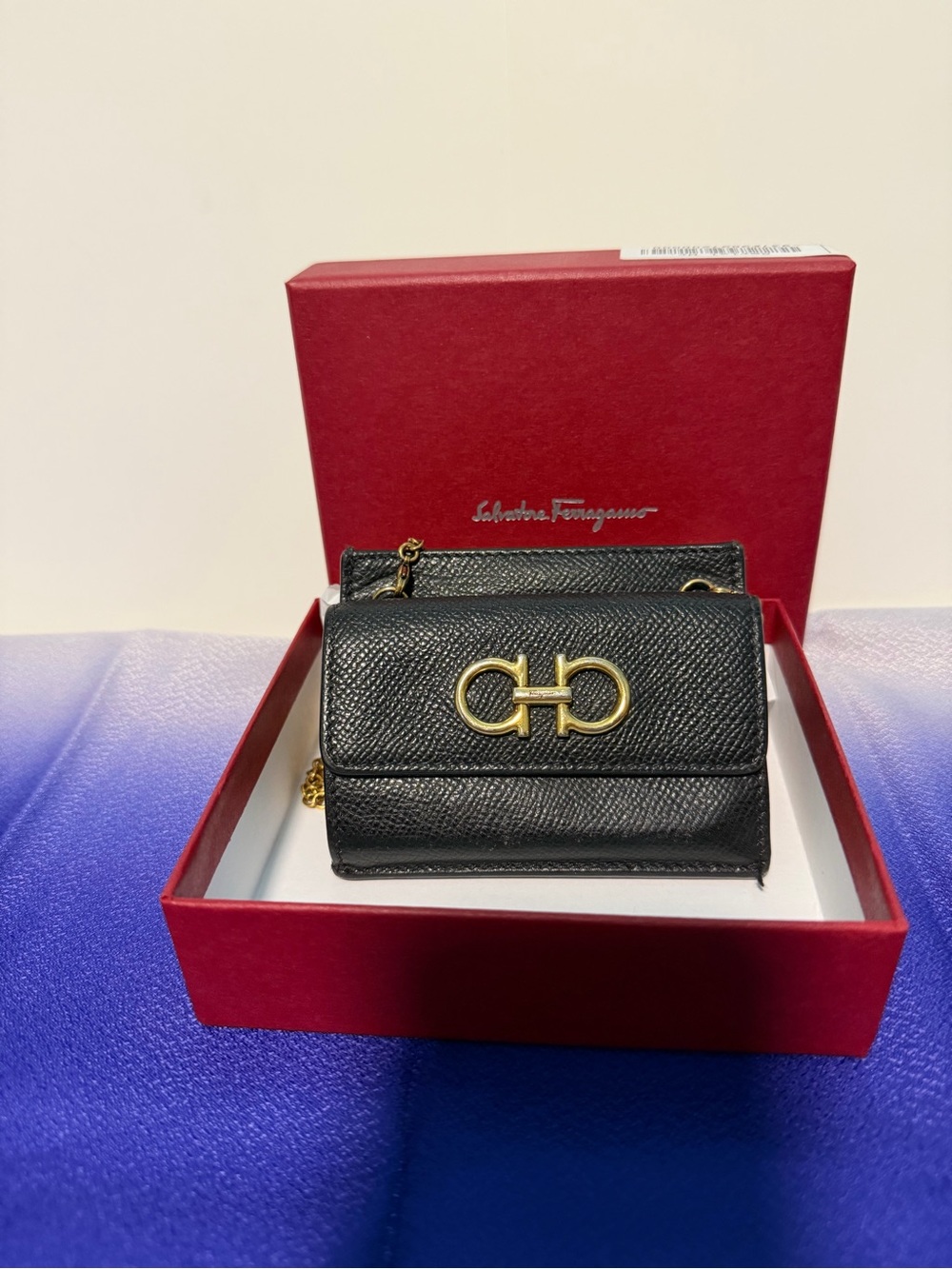Salvatore Ferragamo Gancini Card Holder and Crossbody